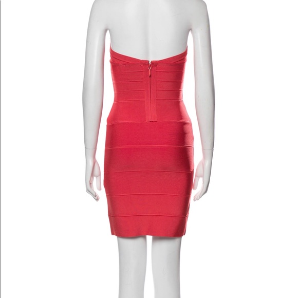 Herve Leger Strapless Bandage Dress - Picture 3 of 4